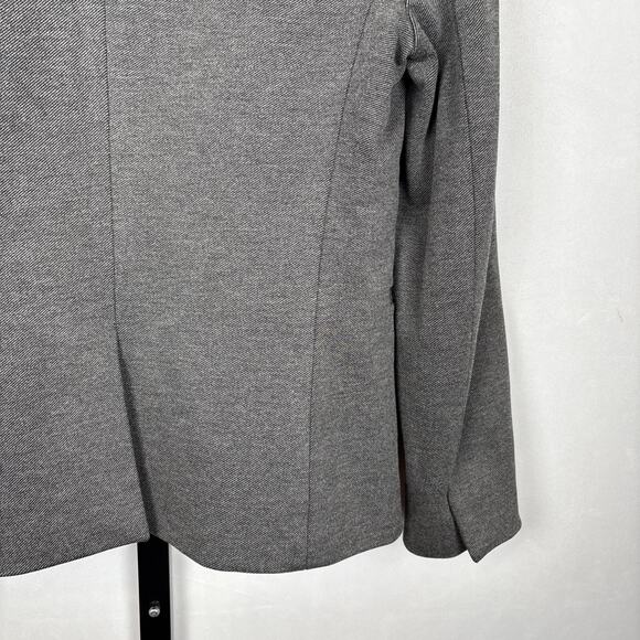 J. Crew 365 Going Out Blazer Women's 6 Stretch Twill Gray Jacket Preppy Workwear - Picture 10 of 11